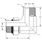 World Wide Fittings Male O-Ring Boss Adjustable to Male Pipe 90 Degree Elbow F3569X04X04 - alternate 2